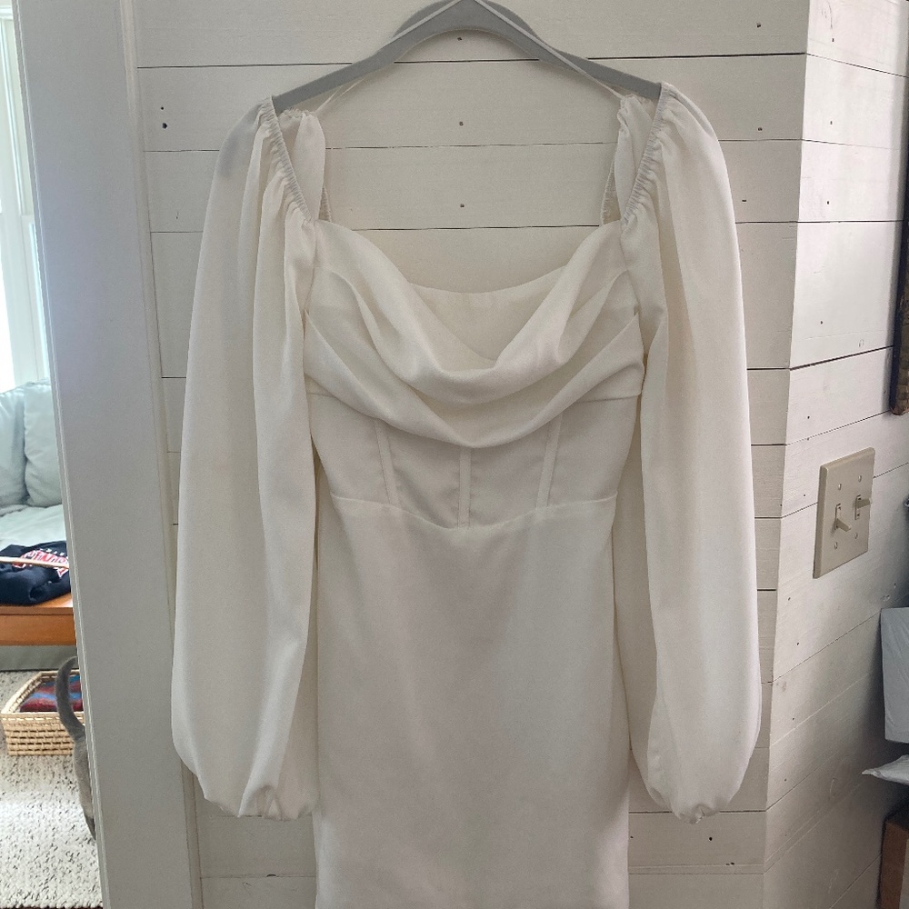 Polly Lillie Long Sleeve Minidress Size 4 Worn Once
